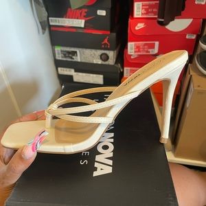 Fashion Nova thong heels